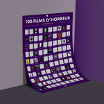 Poster à Gratter 100 Films d'Horreur à Voir dans sa Vie