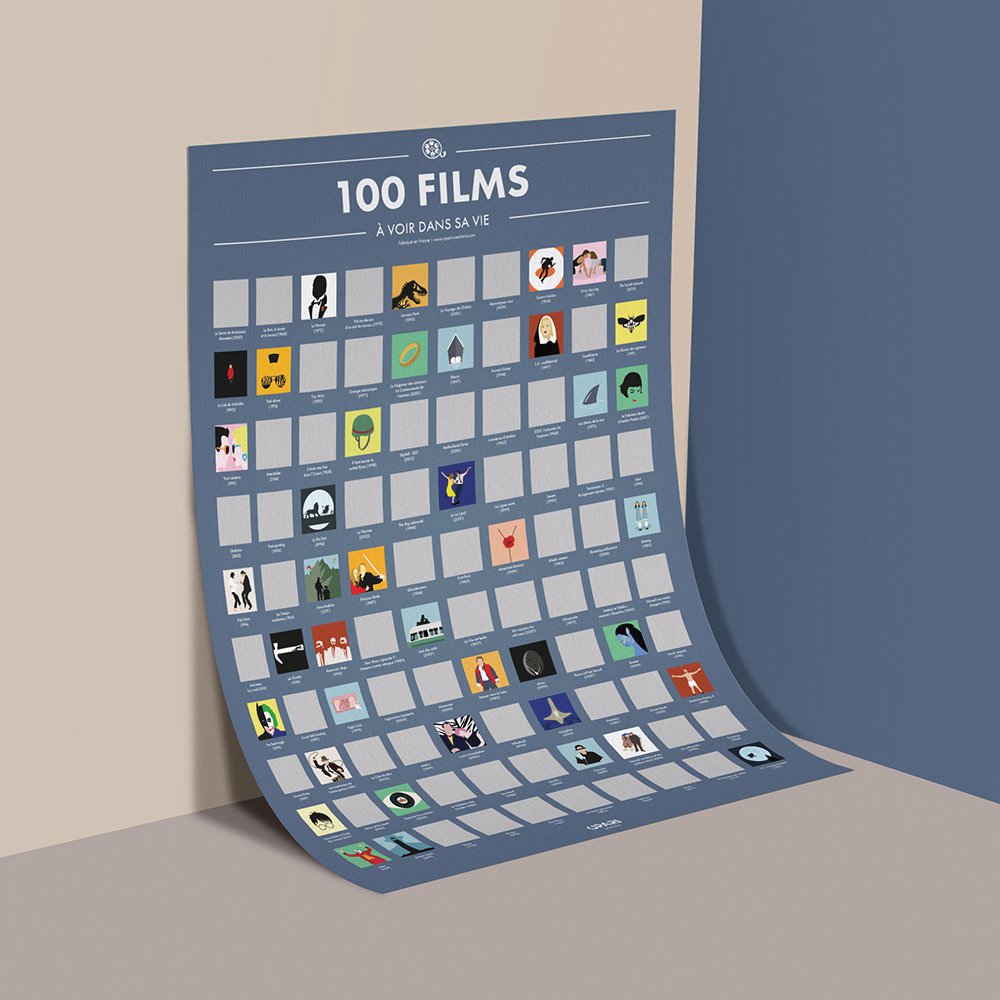 Affiche 100 films à voir absolument avant de mourrir
