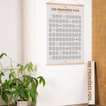 Poster à Gratter 100 Premières Fois de Bébé