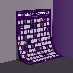 Poster à Gratter Films d'Horreur Cultes