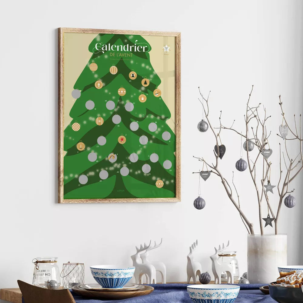 Calendrier de l'Avent à Gratter en Solo