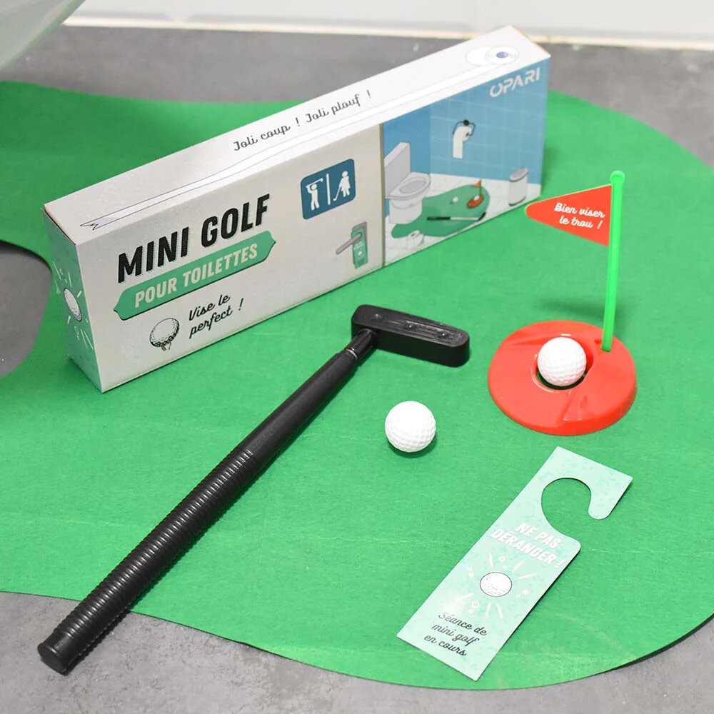 Drapeau pour Mini Golf pour Toilettes