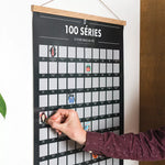 Pack 100 Séries à Voir dans sa Vie – Poster à Gratter + Cadre + Stylo