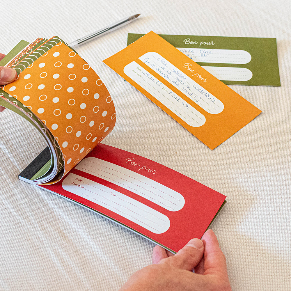 Carnet de Bons 100% Personnalisables