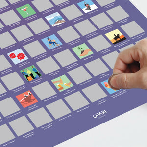 Poster à Gratter 100 Choses à Faire dans Sa Vie