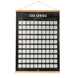 Poster à Gratter 100 Séries à Voir dans Sa Vie