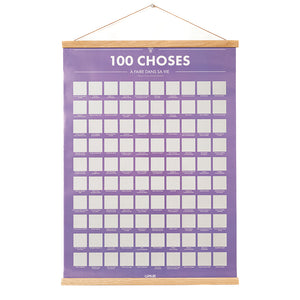 Poster à Gratter 100 Choses à Faire dans Sa Vie