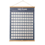 Pack 100 Films à Voir dans sa Vie – Poster à Gratter + Cadre + Stylo