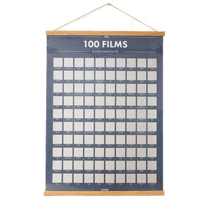 Poster à Gratter 100 Films à voir dans sa vie