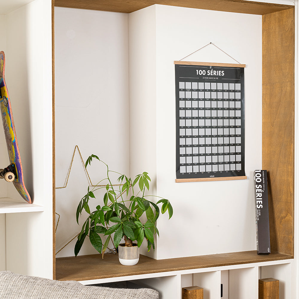 Poster à Gratter 100 Séries à Voir dans Sa Vie